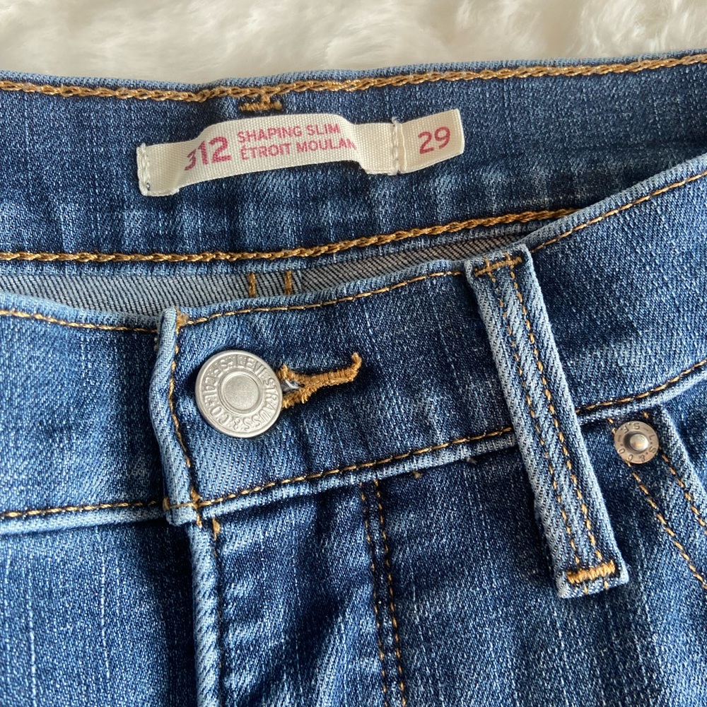 Levi's Blue Straight Leg Women's Jeans